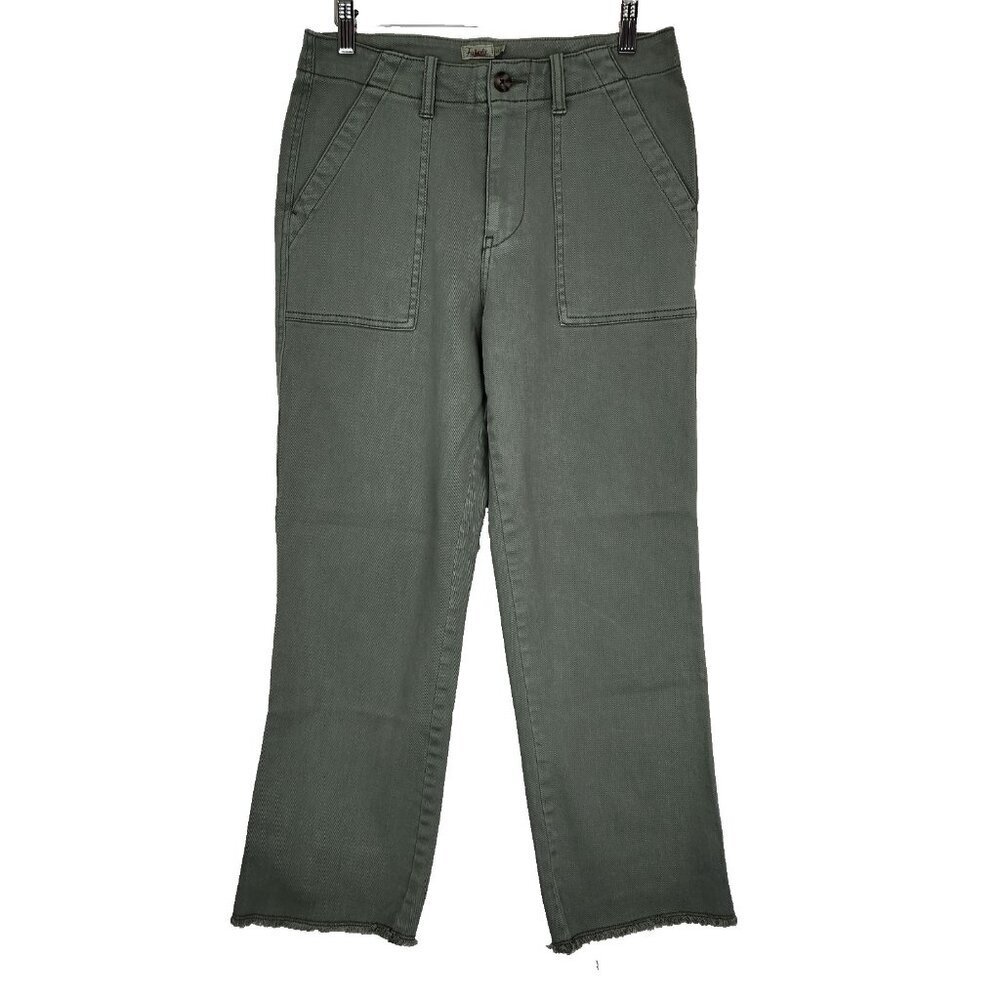 Faherty Green Straight Leg Pants